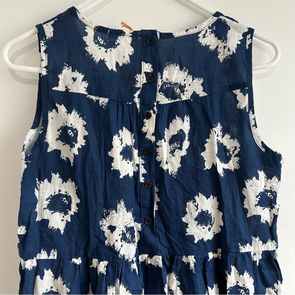 NWT th company raga women’s babydoll mini dress blue floral size small sample - Picture 8 of 11